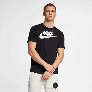 Camiseta Nike Sportswear Tee Icon Futura Preta - tamanho G