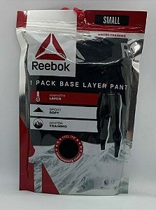Nova Calça camada Reebok, camada de calor, absorção de umidade, treinamento de inverno - Tamanho G