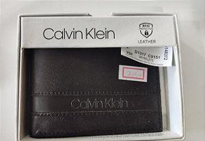 Carteira Masculina Calvin Klein - Cor Marrom