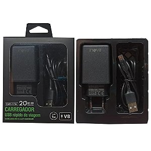 Carregador USB rápido de viagem INOVA