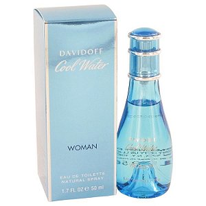 Perfume Feminino Cool Water Davidoff 50 ML Eau De Toilette