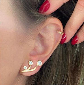 Ear cuff galho luz