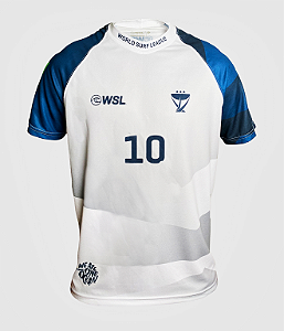 T-Shirt Jersey WSL Gabriel Medina 10 Branca