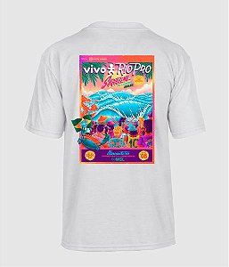 T-Shirt Poster Vivo Rio Pro 2023 WSL Branca