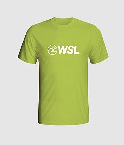 T-Shirt Logo WSL Estonada Verde Masculina