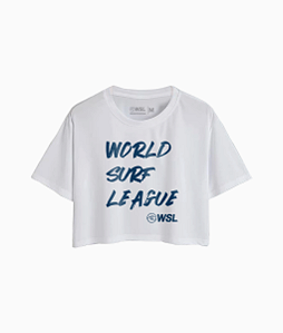 Cropped World Surf League WSL Branco