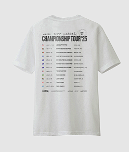 T-Shirt Championship Tour 2025 Branca