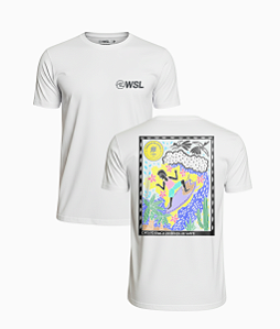 T-Shirt Poster Circuito Banco do Brasil de Surf Branca