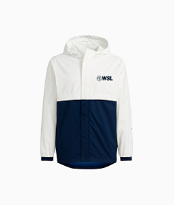 Corta-Vento WSL Zíper Cover Branco/Azul