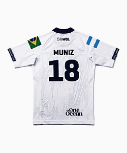 Camisa Lycra WSL Alejo Muniz 18 Branca