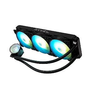 Water Cooler 360mm Ryvel Hidra RGB Black - NOVO COM GARANTIA
