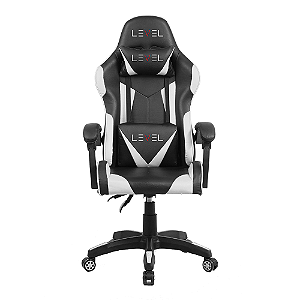 Cadeira Gamer Level LV-C01DN Preto/Branco