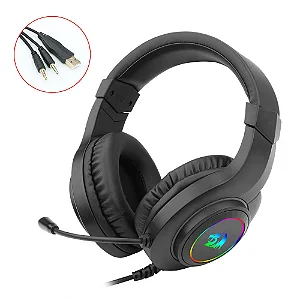 Headset Gamer, Redragon Hylas H260 RGB - Preto