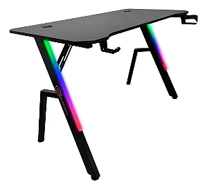 Mesa Gamer Kalkan Illumi Rgb 120 X 61 X 78 Cm Klk00030
