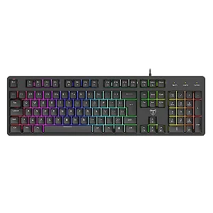 Teclado Usb Gamer Echo RGB T-dagger T-tgk109 Preto