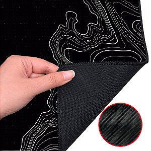 MOUSEPAD KALKAN 900X400X4MM PRETO STRATA KLK00063