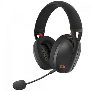 Headset Gamer Redragon Ire, Sem Fio, Wireless, Drivers de 40mm, Black, H848