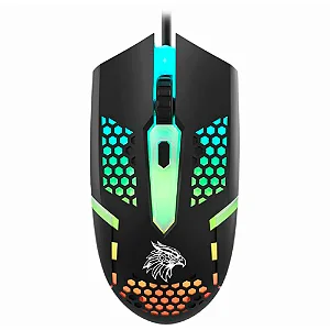 Mouse Gamer K-mex Multicolor M44j, 2400 Dpi, RGB