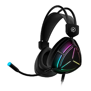 Headset Gamer Kalkan Sven RGB 50mm Usb+3.5mm 2m Preto