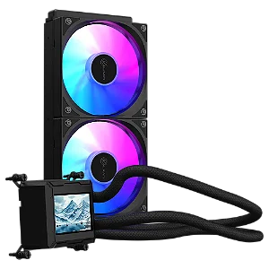 Watercooler Kalkan Aura Lcd 240mm ARGB Preto Tela Lcd 2.4