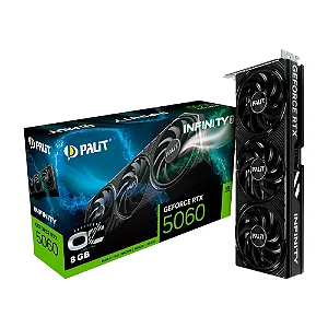 Placa de Video Palit GeForce RTX 5060 Infinity 3 OC, 8GB, GDDR7, 128-bit