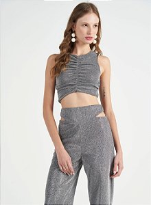 COLCCI BLUSA METALIZADA