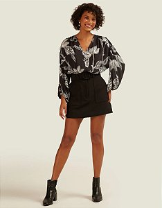 SHOULDER BLUSA FLORAL