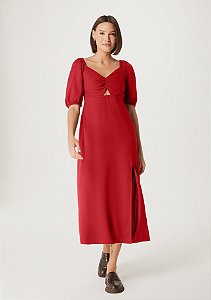 HERING VESTIDO MIDI FEMININO