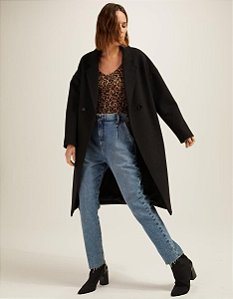 SHOULDER CASACO PRETO