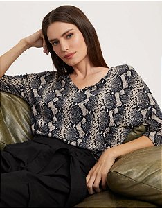 SHOULDER BLUSA DECOTE V