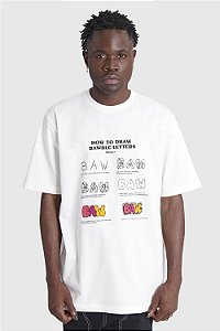 BAW CAMISETA REGULAR TUTORIAL LETTER OFF