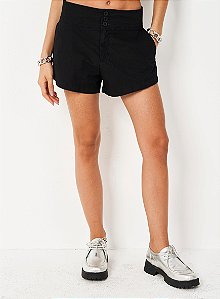 COLCCI SHORT SARJA JADE PRETO