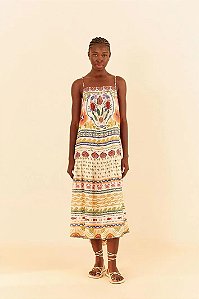 FARM VESTIDO CROPPED ILHA DO SAL