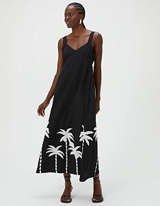 SHOULDER VESTIDO BARRADO COQUEIRAL