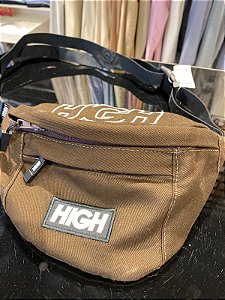 HIGH WAIST BAG MULTI POCKET BROWN