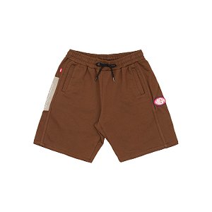HIGH SWEATSHORTS INFLATED COFFEE