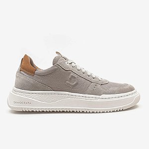 DEMOCRATA SAPATÊNIS DENIM BLOCK CINZA