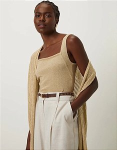 SHOULDER TOP TRICOT LUREX