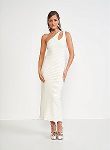 COLCCI VESTIDO SLIM COM FENDA OFF SHELL