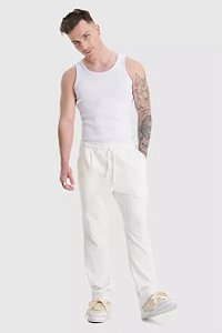 BAW CALÇA TROUSER SPORTY BAW PINSTRIPE