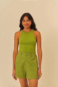 FARM SHORT PREGAS FRENTE VERDE FIGUEIRA