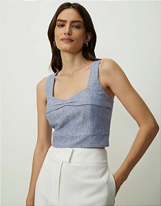 SHOULDER CROPPED ALÇA LARGA COM PALA