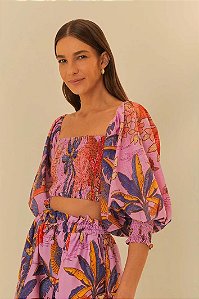 FARM BLUSA LASTEX BANHO DE RIO