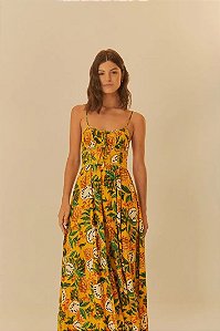 FARM VESTIDO MIDI BIRIBA