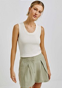 HERING REGATA FEMININA SLIM DECOTE U EM TRICÔ DE VISCOSE
