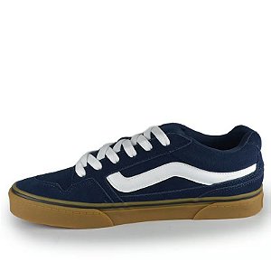 VANS TÊNIS CASUAL CALDRONE TEN LEAT - BLUES/GUM