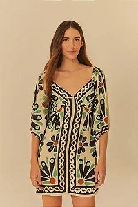 FARM VESTIDO CURTO FLOREJO