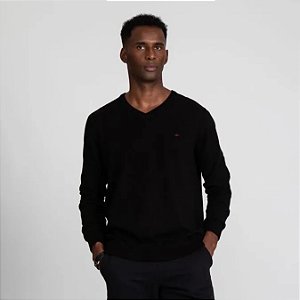 DOCTHOS SUÉTER SLIM GOLA V FIO MELANGE