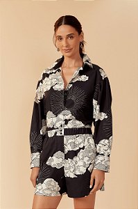 DRESS TO CAMISA TRICOLINE ESTAMPA CÉU