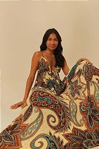 FARM VESTIDO ESTAMPADO  PAISLEY